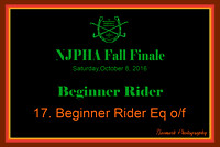 10/08/16 17. Beginner Rider Eq o/f