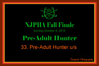 10/09/16 33. Pre-Adult Hunter u/s