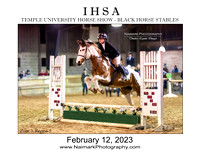 IHSA Temple University Show @ Black Horse Stables - February 12, 2023