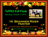 10/3/15 14. Beginner Rider Hunter