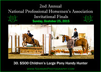10/25/15 30. $500 Children's Large Pony Handy Hunter