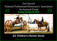 10/25/15 23. Children's Hunter Horse