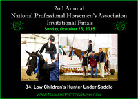 10/25/15 34. Low Children's Hunter Under Saddle & Ch/Res.