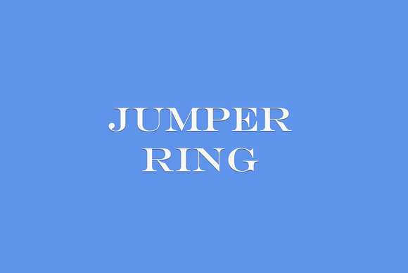 JUMPER RING BLUE