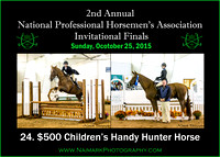 10/25/15 24. $500 Children's Handy Hunter Horse