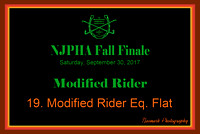 09/30/17 19. MODIFIED RIDER EQ. FLAT
