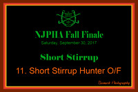 09/30/17 11. SHORT STIRRUP HUNTER O/F