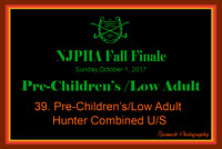 10/01/17 39. PRE-CHILDREN'S/LOW ADULT HUNTER COMBINED U/S