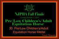 10/01/17 30. PRE-CHILDREN'S HORSE MEDAL