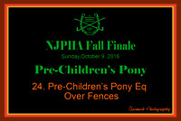 10/09/16 24. Pre-Children's Pony Eq O/F