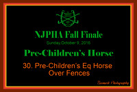 10/09/16 30. Pre-Children's Eq Horse o/f