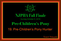 10/09/16 19. Pre-Children's Pony Hunter