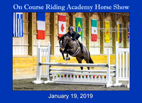 ON COURSE HORSE SHOW - January 19, 2019