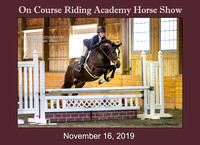 ON COURSE HORSE SHOW - November 16, 2019