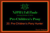 10/09/16 20. Pre-Children's Pony Hunter