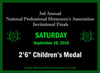 9/10/16 2'6" Children's Medal