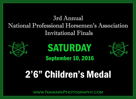 160910 NPHA NaimarkPhoto Sat 2'6 Children's Medal