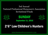 9/11/16 2'6" Low Children's Hunters