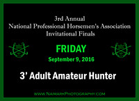 9/9/16 3' Adult Amateur Hunter