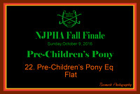 10/09/16 22. Pre-Children's Pony Eq Flat